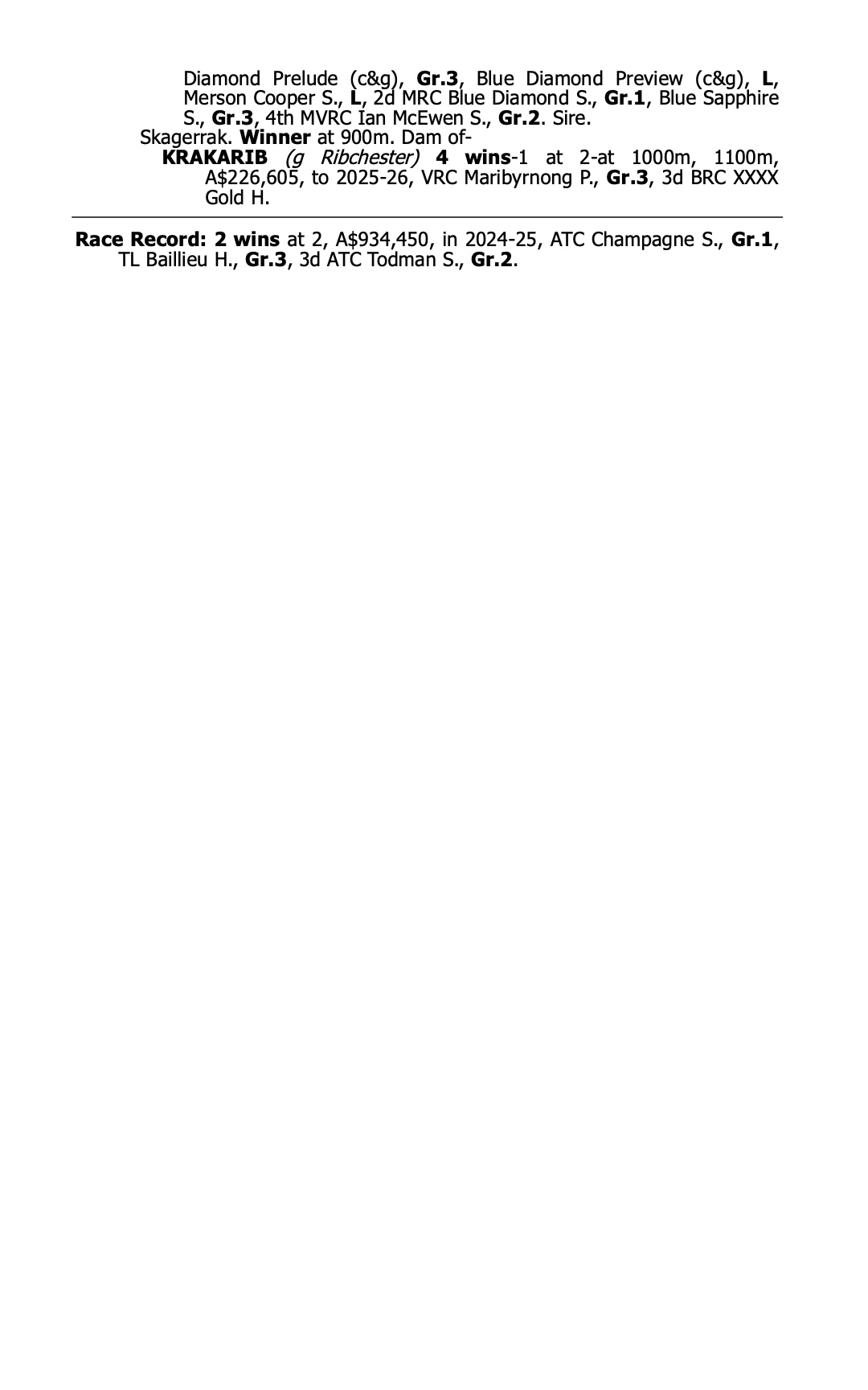 Nepotism pedigree report page 3